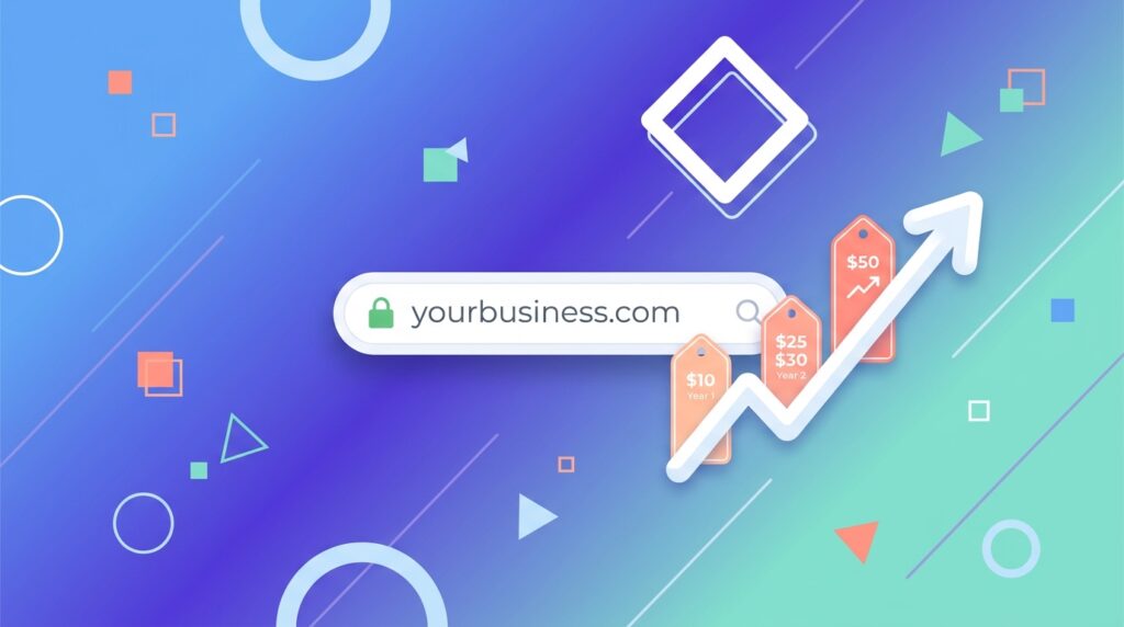 Purchasing domain screenshot